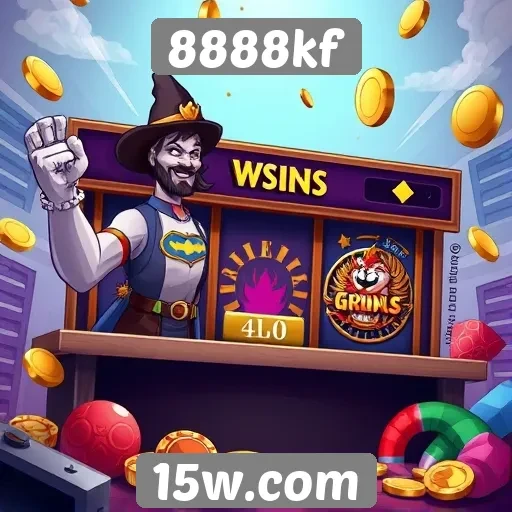 Variedade de jogos disponíveis no 8888kf